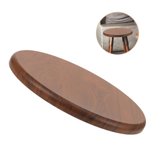 BUGUUYO Runder Holz Sitzflächen Ersatz für Hocker Robuste Massive Holzplatte Glatt Geschliffen Langlebig und Formstabil Geeignet als Barhocker Sitzfläche Austausch von BUGUUYO