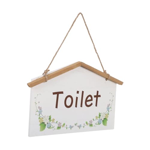 BUGUUYO Rustikale Holz-bad Toilettentürschild mit Vintage-design Langlebige Hängende Türplakette für Zuhause Büro Restaurant Hotel Einladende ländliche Wanddekoration BUGUUYO Rustikale Holz-bad Toilettentürschild mit Vintage-design Langlebige Hängende Türplakette für Zuhause Büro Restaurant Hotel Einladende ländliche Wanddekoration von BUGUUYO