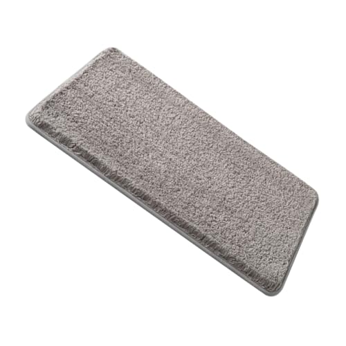 BUGUUYO Rutschfester Mikrofaser Badteppich Grauer Badezimmerteppich mit Hoher Wasseraufnahme Weicher Strapazierfähiger Badematte mit Rutschhemmender Unterseite Maschinenwaschbar und BUGUUYO Rutschfester Mikrofaser Badteppich Grauer Badezimmerteppich mit Hoher Wasseraufnahme Weicher Strapazierfähiger Badematte mit Rutschhemmender Unterseite Maschinenwaschbar und von BUGUUYO