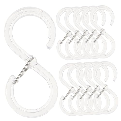 BUGUUYO 16stücke S-förmige Haken Aufhänger Für Kleidung Hut Bademantel Rucksack Schlüssel Handtuch Organisation Home Storage Schlafzimmer Küche Bad Schrank von BUGUUYO