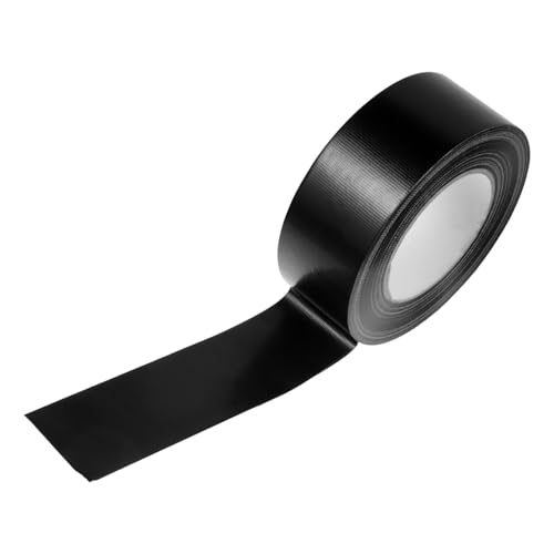 BUGUUYO Schwarzes Wasserfestes Reparaturband mit Gewebeunterlage Stark Klebend Reißfest Einfach zu Handhabendes Dichtungsband für Rohrleckagen Außen Innenbereich Vielseitig Einsetzbar von BUGUUYO