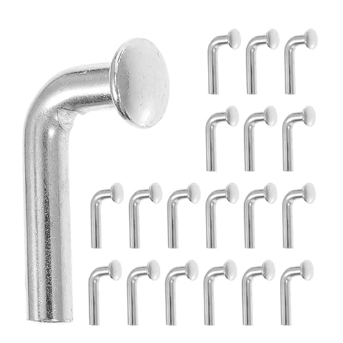 BUGUUYO Sicherheitsstiftbolzen 6 mm Durchmesser Fallstift für Palettenregal flacher Kopf universelle Passform 50 Stück von BUGUUYO
