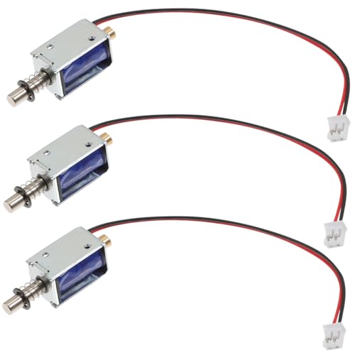 BUGUUYO Solenoid Mini 3 Stück Push-Pull-Elektromagnet Metallrahmen Mini-Rahmen Elektromagnet 12 V Offener Rahmen Mikro-Linearantrieb Dongguan Metall-Magnet BUGUUYO Solenoid Mini 3 Stück Push-Pull-Elektromagnet Metallrahmen Mini-Rahmen Elektromagnet 12 V Offener Rahmen Mikro-Linearantrieb Dongguan Metall-Magnet von BUGUUYO