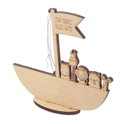 BUGUUYO Taufgeschenk Noah Holz Geldclip Holzdekor Taufe Mädchen Junge Babyparty Individuell Kleines Holzornament Handwerkskunst BUGUUYO Taufgeschenk Noah Holz Geldclip Holzdekor Taufe Mädchen Junge Babyparty Individuell Kleines Holzornament Handwerkskunst von BUGUUYO