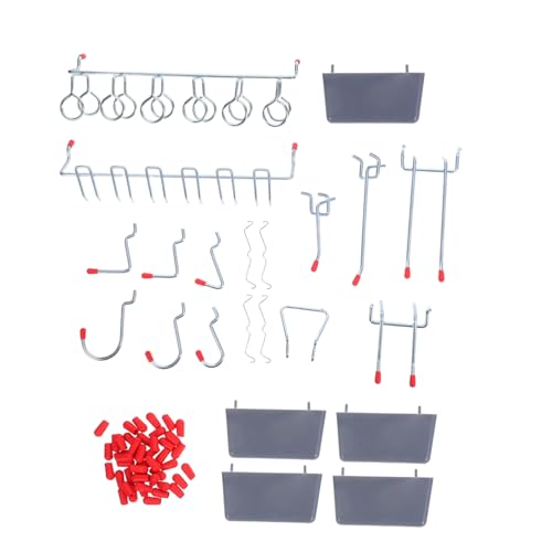 BUGUUYO Teiliges Pegboard Haken für Garage mit Robusten Metallhaken und Kunststoff-aufbewahrungsbox Verstellbare Wandhaken für Vielseitige Werkstatt Kellerorganisation BUGUUYO Teiliges Pegboard Haken für Garage mit Robusten Metallhaken und Kunststoff-aufbewahrungsbox Verstellbare Wandhaken für Vielseitige Werkstatt Kellerorganisation von BUGUUYO