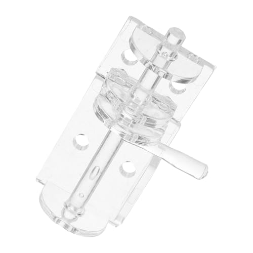 BUGUUYO Transparente Türverriegelung aus Acryl Selbstklebender Türschloss Installieren ohne Werkzeug für Fenster und Türen Vielseitige Anwendung zur Erhöhung von BUGUUYO