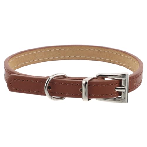 BUGUUYO Verstellbares Welpen Kittenhalsband aus Langlebigem Material Sicheres Hundehalsband für Kleine Hunde Modisches Haustier Accessoire für Partys und Besondere Anlässe S Kaffee BUGUUYO Verstellbares Welpen Kittenhalsband aus Langlebigem Material Sicheres Hundehalsband für Kleine Hunde Modisches Haustier Accessoire für Partys und Besondere Anlässe S Kaffee von BUGUUYO