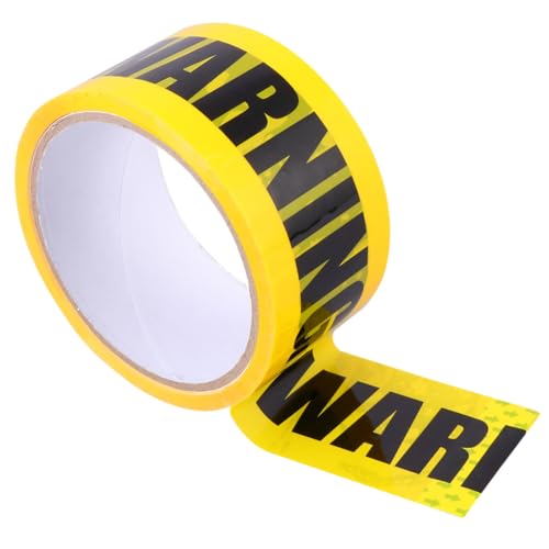 BUGUUYO Warnband Gelb Selbstklebend Warnmarkierung Sicherheitsklebeband Industrieklebeband für Wände Böden Rohre Gefahrenbereiche Absperrband Baustelle von BUGUUYO