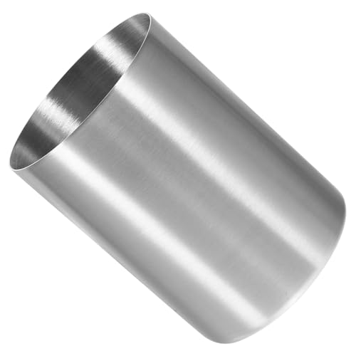 BUGUUYO Wasserbecher Trinkbecher Langlebig Vielseitig für Zuhause Reise Party Silber Hochwertiger Metallbecher mit Glatter Oberfläche und Einfacher von BUGUUYO