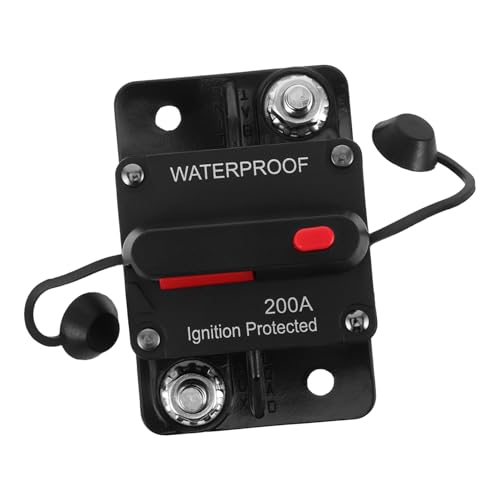 BUGUUYO Wasserdichter Leistungsschutzschalter mit Manuellem Reset Überlastschutz für Auto Wohnmobil Boot Sicherer Stromkreisunterbrecher Universeller Verteiler-sicherungsschutz BUGUUYO Wasserdichter Leistungsschutzschalter mit Manuellem Reset Überlastschutz für Auto Wohnmobil Boot Sicherer Stromkreisunterbrecher Universeller Verteiler-sicherungsschutz von BUGUUYO