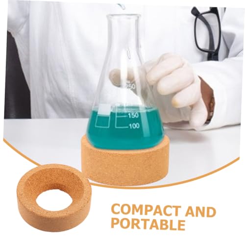 BUGUUYO Weicher Flaschenhalter Rundkolben Ständer Laborflasche Unterlage Rutschfest Hitzebeständig Robust für Sichere Aufbewahrung und Stabilität im Laborgebrauch von BUGUUYO