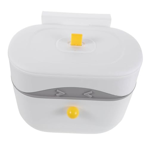 BUGUUYO wandmontierter Mülleimer Kabinettsmülleimer Kabinettsmüll Mülleimer für Küchenabfälle Küchenschrank Müll können unter Schrank Küchenmüll pp Weiß von BUGUUYO