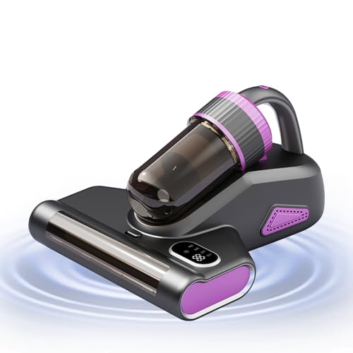 BUICXJKZ Milbensauger für Matratzen, Milbensauger mit UV-Licht 15Kpa Starke Absaugung, 500W Milbenstaubsauger mit LED-Anzeige, Matratzenreiniger für hygienische Reinigung, für Allergiker von BUICXJKZ