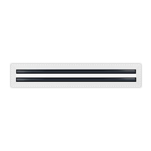 BUILDMART - 24 x 4 MUD-in Lüftungsschlitzabdeckung – Trockenbau MUD in Weiß Lüftungsschlitz – MUD Linearschlitz-Diffusor – Registergitter für Decke und Wände – Texas Buildmart von BUILDMART
