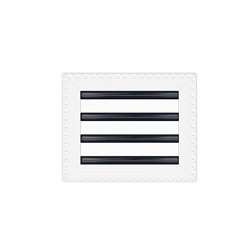 BUILDMART - 25,4 x 20,3 cm große Lüftungsschlitzabdeckung – Trockenbau Schlamm in Weiß – MUD Linearschlitz-Diffusor – Registergitter für Decke und Wände – Texas Buildmart von BUILDMART