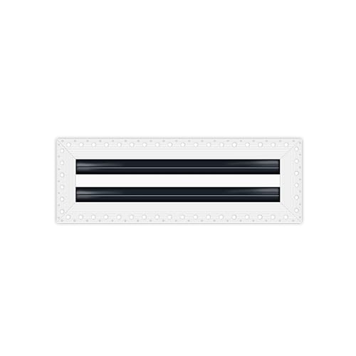 BUILDMART - 30,5 cm MUD-in linearer Schlitz-Diffusor – 2 Schlitzen – Lüftungsschlitzabdeckung – Trockenbau Schlamm in weißem Lüftungsschlitz – MUD Linearschlitz-Diffusor – Registergitter für Decke und BUILDMART - 30,5 cm MUD-in linearer Schlitz-Diffusor – 2 Schlitzen – Lüftungsschlitzabdeckung – Trockenbau Schlamm in weißem Lüftungsschlitz – MUD Linearschlitz-Diffusor – Registergitter für Decke und von BUILDMART