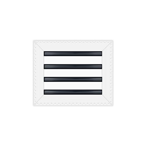 BUILDMART - 30,5 x 25,4 cm große Lüftungsschlitzabdeckung – Trockenbau MUD in Weiß Lüftungsschlitz – MUD Linearschlitz-Diffusor – Registergitter für Decke und Wände – Texas Buildmart von BUILDMART