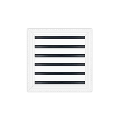 BUILDMART - 30,5 x 30,5 cm große Lüftungsschlitzabdeckung – Trockenbau MUD in Weiß Lüftungsschlitz – MUD Linearschlitz-Diffusor – Registergitter für Decke und Wände – Texas Buildmart von BUILDMART