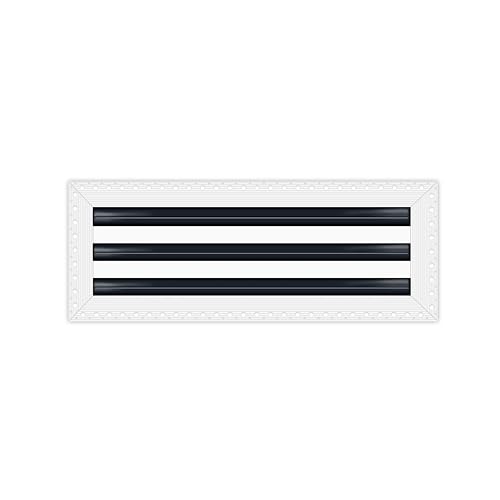 BUILDMART - 61 cm großer linearer Schlitzdiffusor mit 3 Schlitzen – Lüftungsschlitzabdeckung – Trockenbau Schlamm in weißem Lüftungsschlitz – MUD Linearschlitz-Diffusor – Registergitter für Decke und BUILDMART - 61 cm großer linearer Schlitzdiffusor mit 3 Schlitzen – Lüftungsschlitzabdeckung – Trockenbau Schlamm in weißem Lüftungsschlitz – MUD Linearschlitz-Diffusor – Registergitter für Decke und von BUILDMART