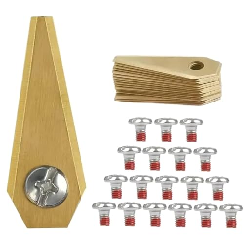 18PCS Roboter Rasenmäher Ersatz Klinge 49 * 19 * 1MM Mäher Cutter Kompatibel Mit Indego Einfach Zu Installieren Garten werkzeug von BUILDR