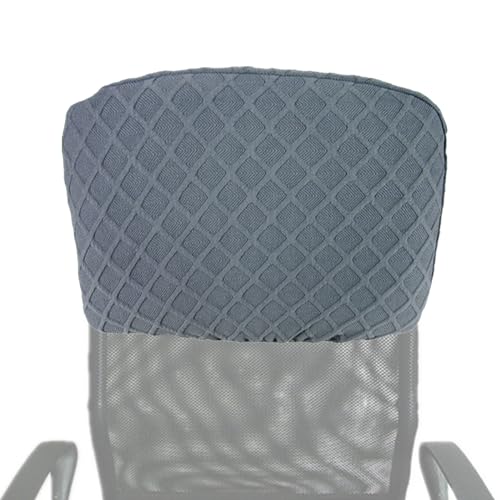 BUKBAG Stuhllehnen Überzug für Stuhllehne Bürostuhl Küchenstühle Esszimmerstühle Essstühle Schreibtischstuhl, Stuhlbezug Sesselhussen Stuhlüberzüge Stretch Beige Braun Grau Stuhl Hussen für Stühle von BUKBAG