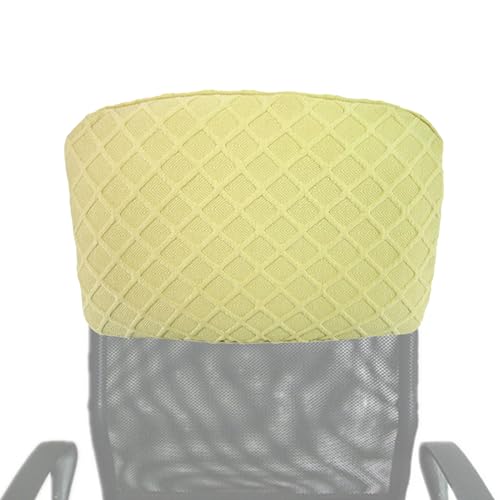 BUKBAG Stuhllehnen Überzug für Stuhllehne Bürostuhl Küchenstühle Esszimmerstühle Essstühle Schreibtischstuhl, Stuhlbezug Sesselhussen Stuhlüberzüge Stretch Beige Braun Grau Stuhl Hussen für Stühle von BUKBAG