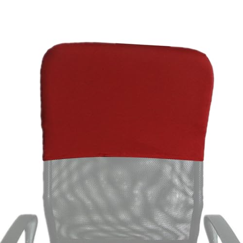 Stuhllehnen Überzug Stuhlbezug Sesselhussen Stuhlüberzüge Stretch Weiß Braun Grau Schwarz, Stuhl Hussen für Stühle Bürostuhl Küchenstühle Esszimmerstühle Essstühle Schreibtischstuhl 25x38 cm burgundy von BUKBAG
