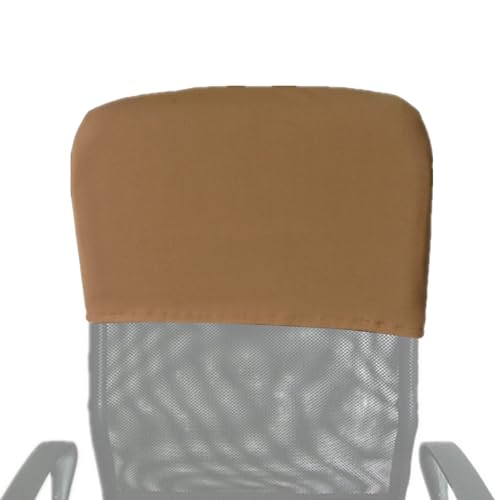 Stuhllehnen Überzug Stuhlbezug Sesselhussen Stuhlüberzüge Stretch Weiß Braun Grau Schwarz, Stuhl Hussen für Stühle Bürostuhl Küchenstühle Esszimmerstühle Essstühle Schreibtischstuhl 28x42 cm coffee von BUKBAG