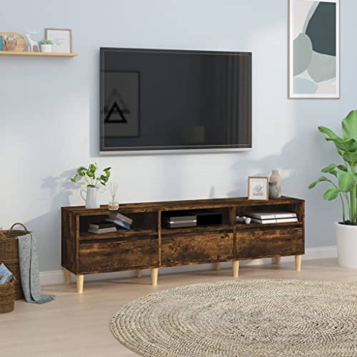 BUKSCYJS Tv Kommode,Wohnzimmer Lowboard Tv-Schrank RäUchereiche 150x30x44,5 cm Holzwerkstoffgeeignet FüR Schlafzimmer, Wohnzimmer, Konferenzraum, Empfangsraum, Korridor von BUKSCYJS