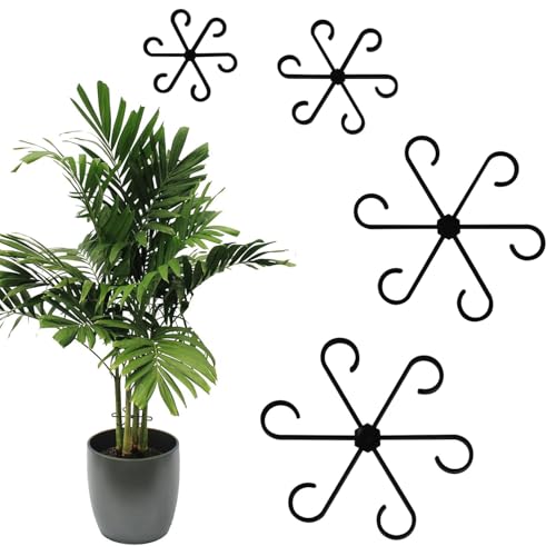 16 Stück Pflanzenstützen, Pflanzenstielhalter, Pflanzenstütze Staudenhalter, Garten Stützring Stielhalter, Pflanzenklammern für Unterstützung Topfpflanzen Blume Gemüse von BUKYCAT