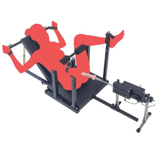 BUKYYY SM Beinspalter Sexstuhl Mit Handschellen Fußfesseln Bondage Set Foltergerät Mit Sexmaschine Bondage Gestell BDSM Stuhl Spreizstange Fesseln Sex Set Bestrafungs Sexspielzeug Extrem SM Spiel von BUKYYY