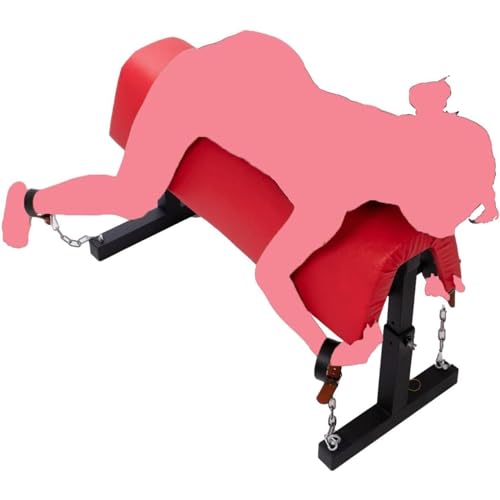 Reiten Sex Stuhl mit Handschellen Fußfesseln BDSM Bondage Set für Paare, Folter Bestrafungs Tool BDSM Sexualstuhlmöbel SM Sex Möbel Training SM Sex Möbel Sklave Orgasmus Erotisches Sexspielzeug von BUKYYY