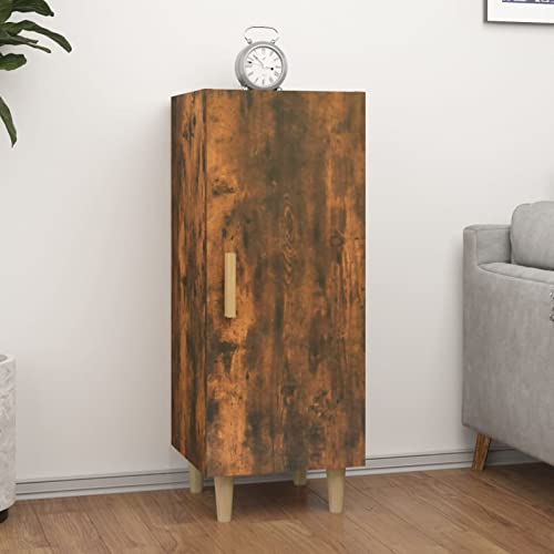 BULANED Sideboard, Schlafzimmer Kommode, Küchenschrank, Komodenschrank, Commode, Flurkommode, Schlafzimmerkommode, Schrank, Räuchereiche 34,5x34x90 cm Holzwerkstoff von BULANED