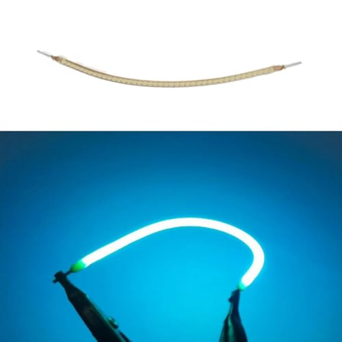 BULBEAWICK 10 STÜCKE Rot 130mm Edison Glühbirne 3v Cob LED Filament Flexible Lampe Teile, Warmes Licht Flexible Filament, LED Lampen Zubehör 450mm Eisblau von BULBEAWICK