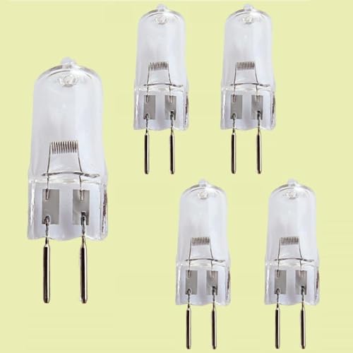 BULBEAWICK 5PCS G6.35 12V 35W/50W Halogen Glühbirne Klar Dimmbar T4 75W GY6.35 Theke Küchenleuchte 12V-10W BULBEAWICK 5PCS G6.35 12V 35W/50W Halogen Glühbirne Klar Dimmbar T4 75W GY6.35 Theke Küchenleuchte 12V-10W von BULBEAWICK