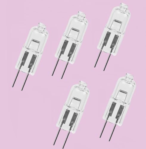 BULBEAWICK 5er Pack G4 Halogenlampe G4 12V 10W mit G4 Bi-Pin Sockel 20W 35W 50W Dimmbar 12V-50W BULBEAWICK 5er Pack G4 Halogenlampe G4 12V 10W mit G4 Bi-Pin Sockel 20W 35W 50W Dimmbar 12V-50W von BULBEAWICK