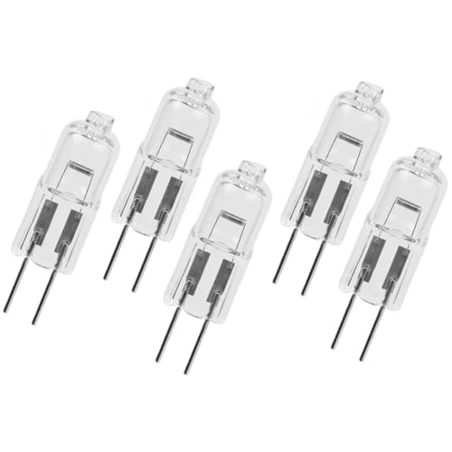 BULBEAWICK 5pcs G4 6V 5W 10W Kapsel Halogenlampen G4 12V 20W 30W Halogenlampen Warmweiß Für Mikroskop Lichtlampen 30W 6V von BULBEAWICK