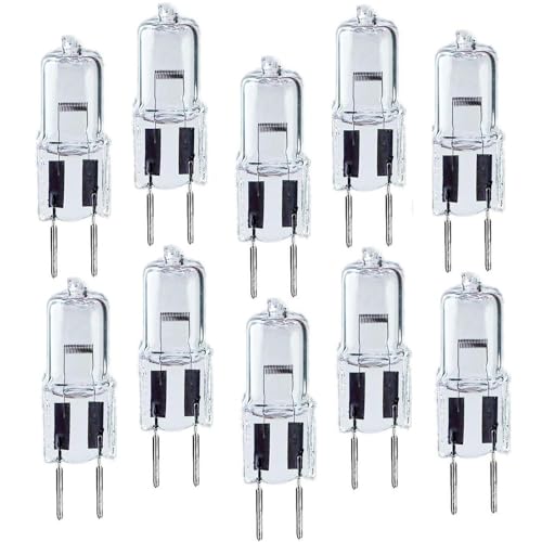 BULBEAWICK GY6.35 Halogenlampe 24 Volt Klare Glühbirne T4 Dimmbar G6.35 Halogen Glühbirnen 24V-100W 10PCS BULBEAWICK GY6.35 Halogenlampe 24 Volt Klare Glühbirne T4 Dimmbar G6.35 Halogen Glühbirnen 24V-100W 10PCS von BULBEAWICK