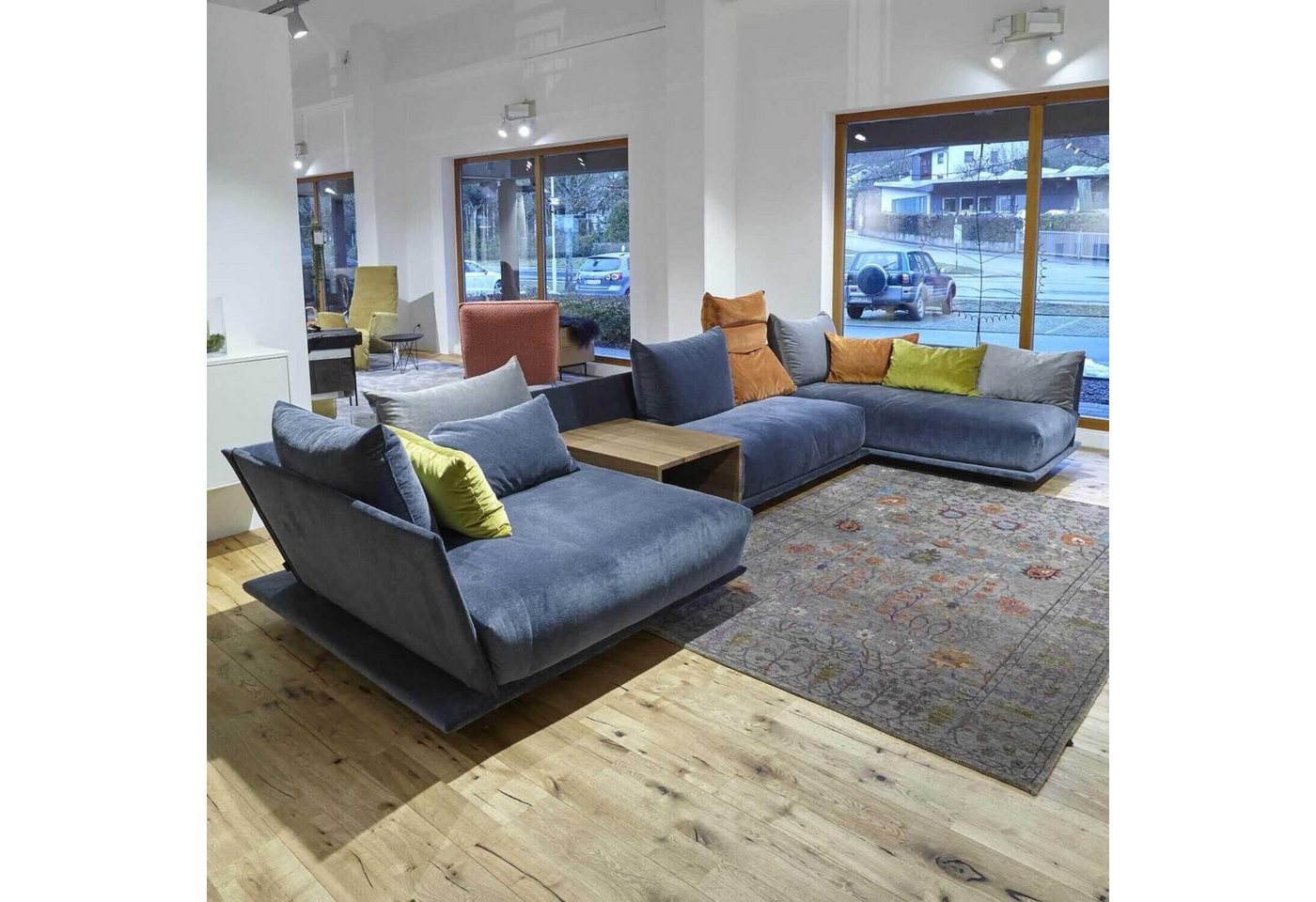 BULLFROG Ecksofa Ecksofa 0118 Stoff Taubenblau BULLFROG Ecksofa Ecksofa 0118 Stoff Taubenblau von BULLFROG
