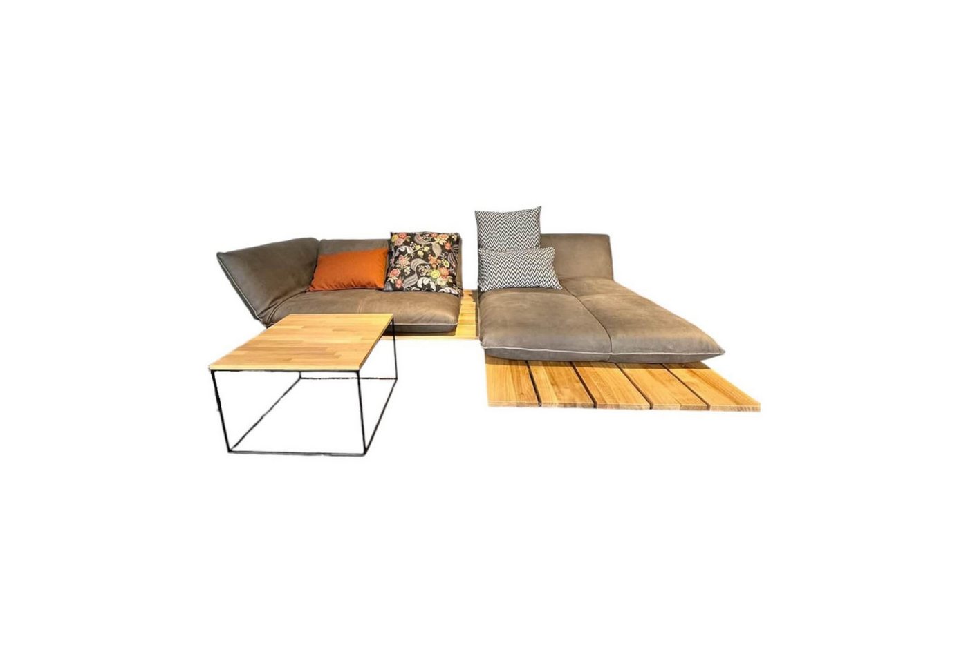 BULLFROG Ecksofa Ecksofa Akito Leder Rhino Elefant 2399 63 Braun Grau BULLFROG Ecksofa Ecksofa Akito Leder Rhino Elefant 2399 63 Braun Grau von BULLFROG