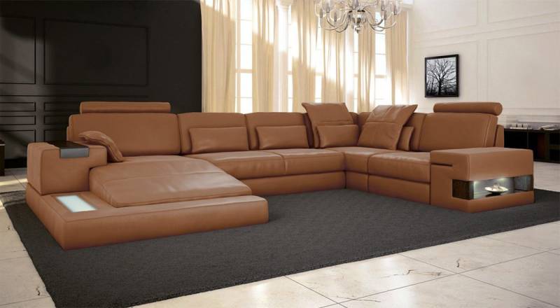 BULLHOFF Wohnlandschaft Wohnlandschaft Leder XXL Eckcouch U-Form Sofa »HAMBURG« von BULLHOFF, made in Europe, das ORIGINAL"" von BULLHOFF