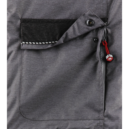 BULLSTAR Jacke, grau/schwarz, polyamid_pa/Polyester, Gr. M von BULLSTAR