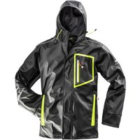 BULLSTAR Regenjacke »ULTRA«, schwarz/lime, Polyurethan (PU), Gr. XL von BULLSTAR