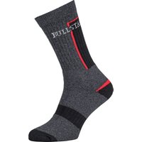 Bullstar - Universalsocken Plus 2er Pack grau-rot Socken von BULLSTAR