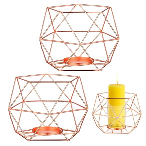 Metall Teelichthalter 2er Set Geometrisches Kerzenständer Vintage Geometrische Teelichthalter Gold Geometrische Eisen Hohl Teelicht Kerzenhalter Für Tischdeko, Party, Hochzeit, Wohnzimmer Metall Teelichthalter 2er Set Geometrisches Kerzenständer Vintage Geometrische Teelichthalter Gold Geometrische Eisen Hohl Teelicht Kerzenhalter Für Tischdeko, Party, Hochzeit, Wohnzimmer von BULULUSHOP