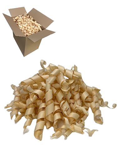 BUNBAN Nadelholz Ganzer Karton Hobelspäne Handmade Natur Verpackung oder Dekoration hauchdünne Holzlocken BUNBAN Nadelholz Ganzer Karton Hobelspäne Handmade Natur Verpackung oder Dekoration hauchdünne Holzlocken von BUNBAN