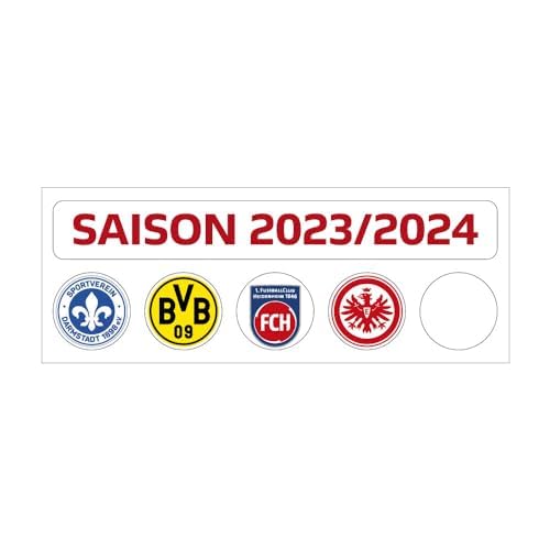 AMBALLCOM | Magnete für die 1. Bundesliga-Magnettafel von AMBALLCOM - Magnete mit Vereinslogos im Set von 1. Bundesliga