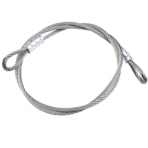 Drahtseil Edelstahl Set,Drahtseil Durchmesser 1,5–5 mm, Länge des Edelstahldrahtseils: 1 m, 2 m, 3 m, 4 m, 5 m(Size:1Meters,Color:1.5mm Diameter Wire) von BUNIQ
