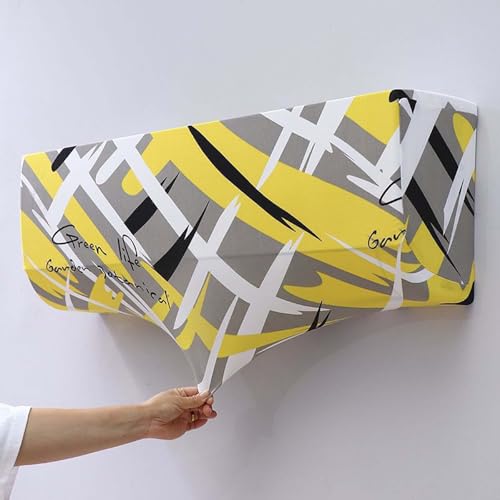 Abdeckung der Klimaanlage Indoor, Wandklimaanlage Staubschutzhülle, Klimaanlagenabdeckung Elastisches Staubdicht Washable Schutzhülle von BUNQQF