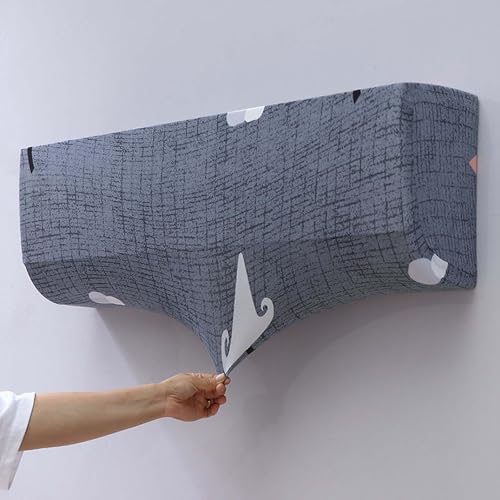 Abdeckung der Klimaanlage Indoor, Wandklimaanlage Staubschutzhülle, Klimaanlagenabdeckung Elastisches Staubdicht Washable Schutzhülle von BUNQQF